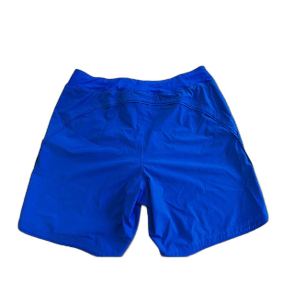 Lands' End Womens Swim Board Shorts Size 16 Royal Blue Quick Dry Lined